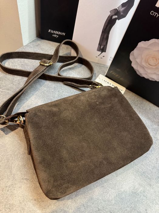 Сумочка з натуральної замші Італія