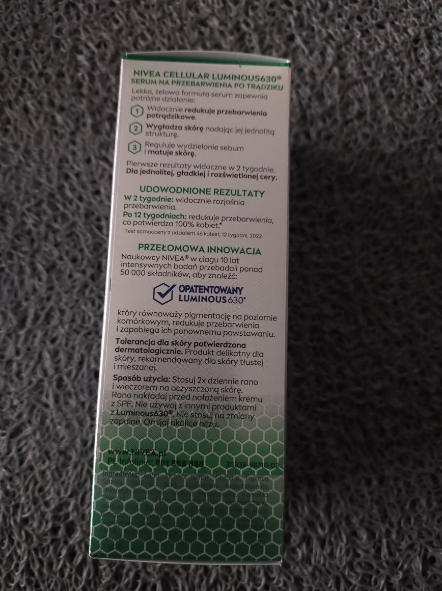 Nivea Cellular serum na przebarwienia po trądziku
