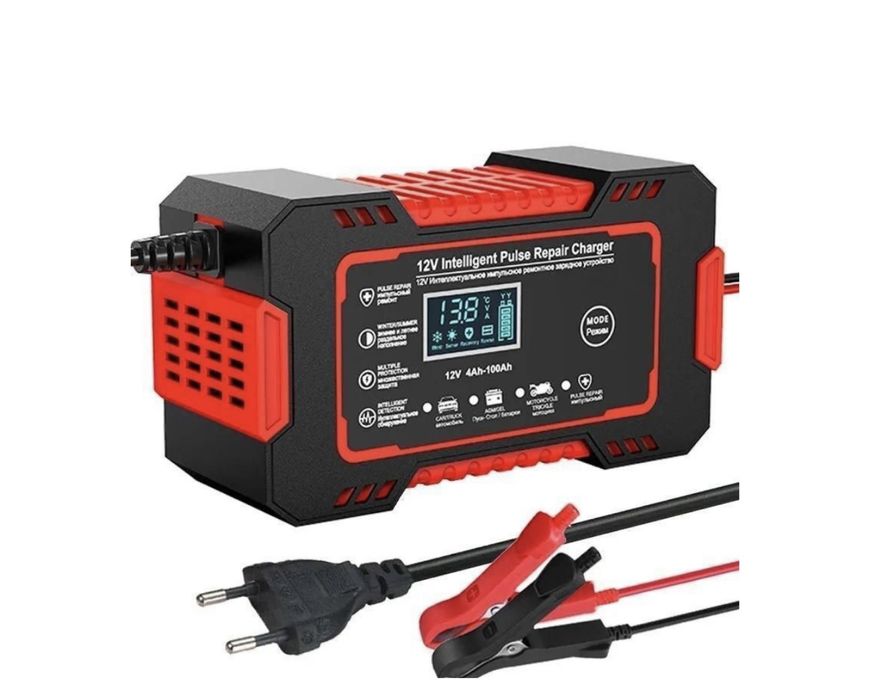 Автоматична зарядка з РК-дисплеєм і функцією відновлення 12V 6A
