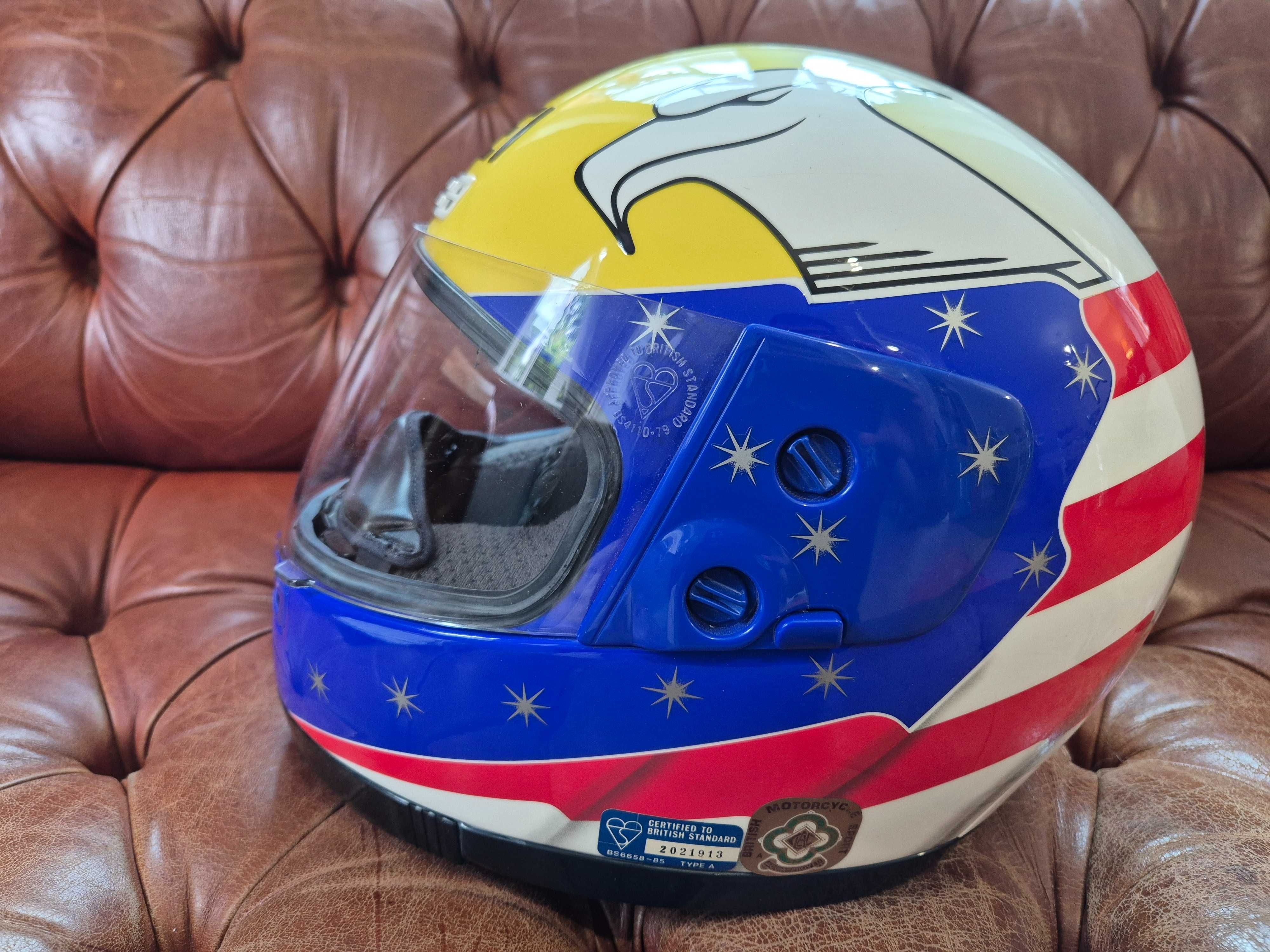 Capacete Shoei John Kocinski clássico