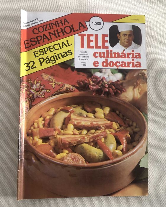 Tele Culinária e Doçaria ESPECIAL COZINHA ESPANHOLA (1982)