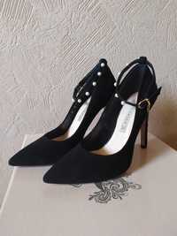 Туфлі жіночі BRAVO MODA чорні замшеві