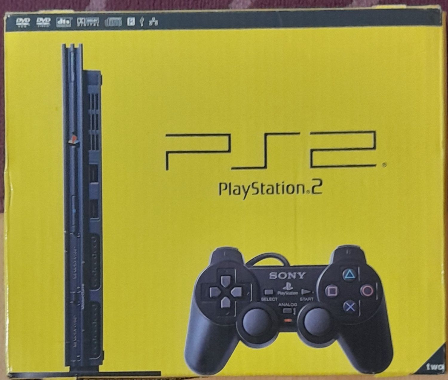 Ps2 slim black + caixa original