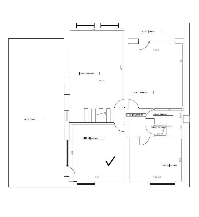 Biuro z dostępem 24h, parking monitoring 21 m2