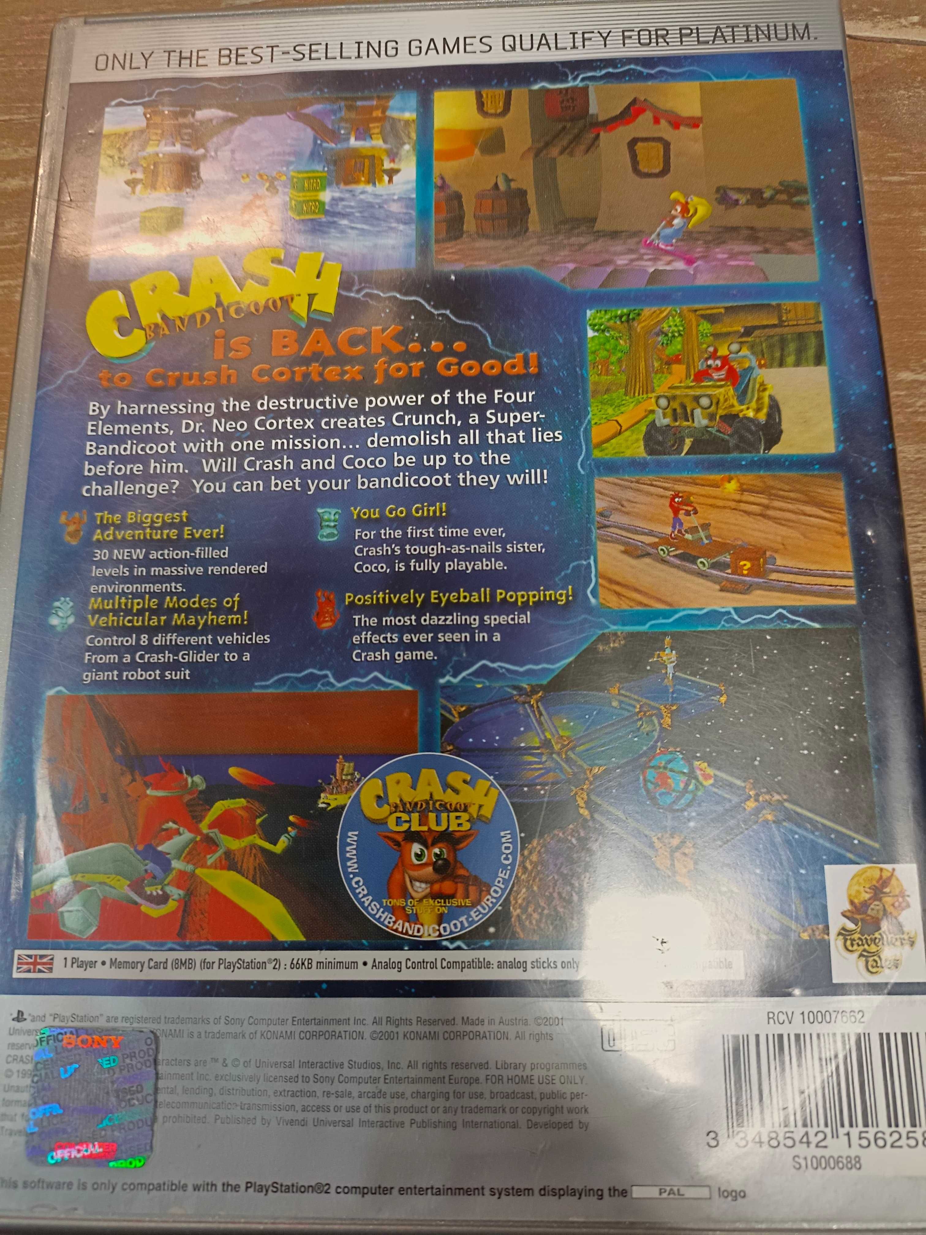 Crash Bandicoot: The Wrath of Cortex PS2 Sklep Wysyłka Wymiana