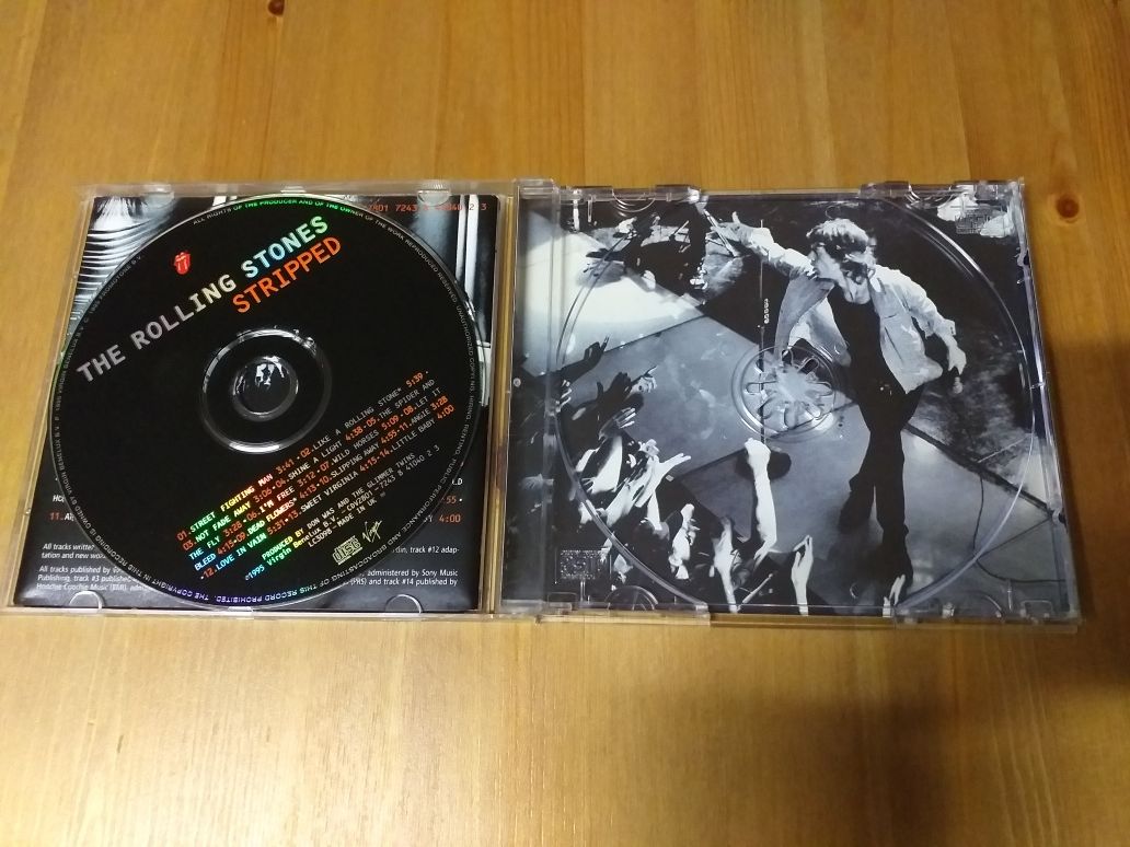 Cd The Rolling Stones,STRIPPED,incluí video e material interativo,NOVO