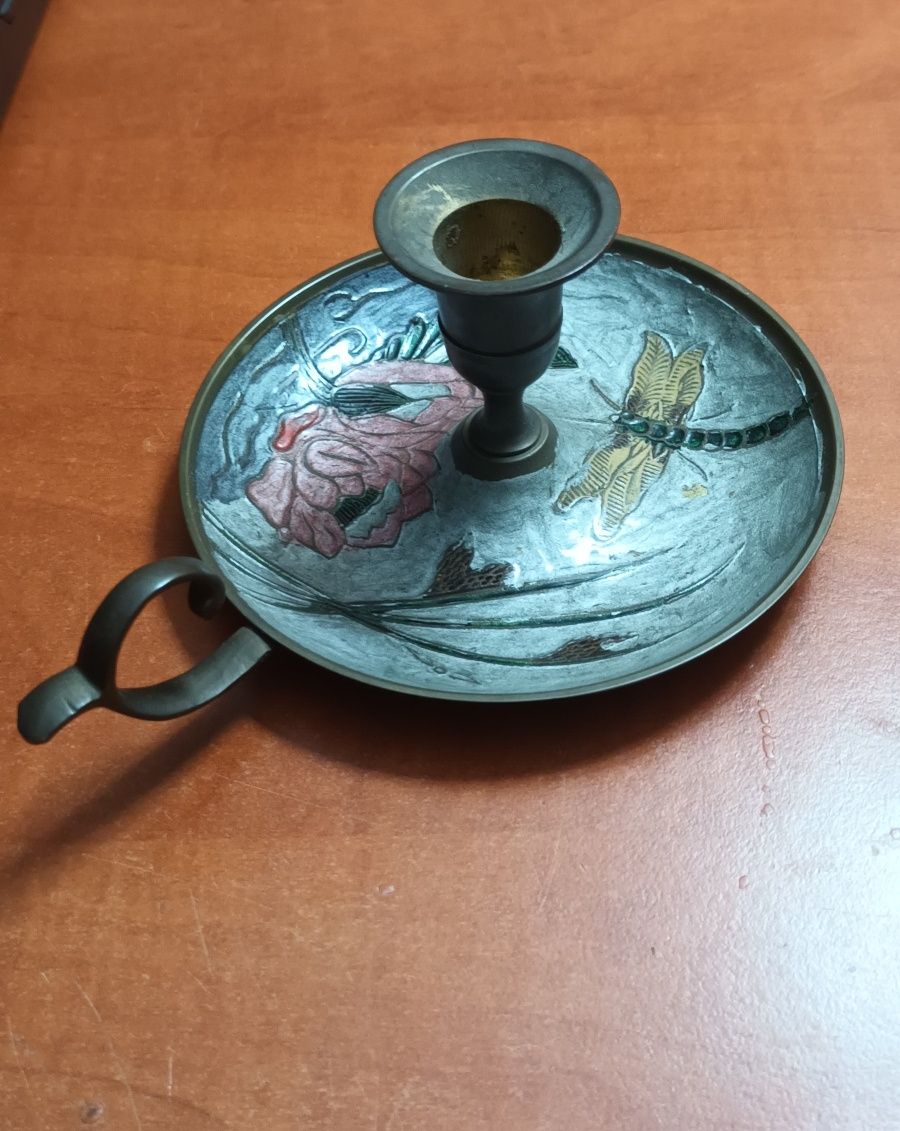 Подсвечник латунь.Винтаж