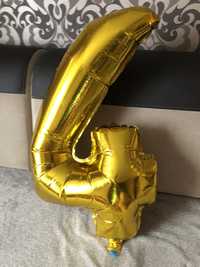 Złote cyfry balony impreza/urodziny/ślub