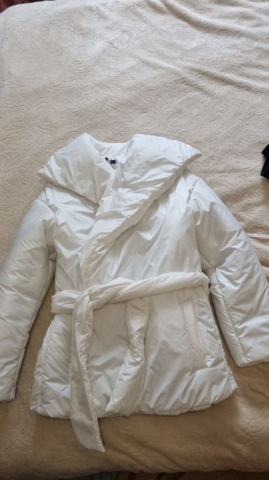 Куртка-ковдра осіння, нова, біла