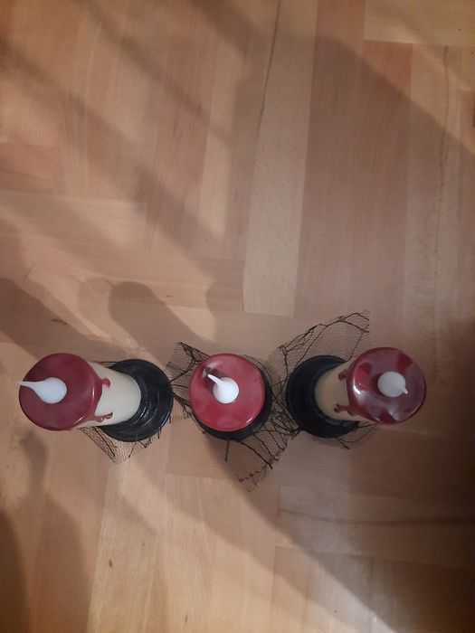 3 świeczki led na baterie