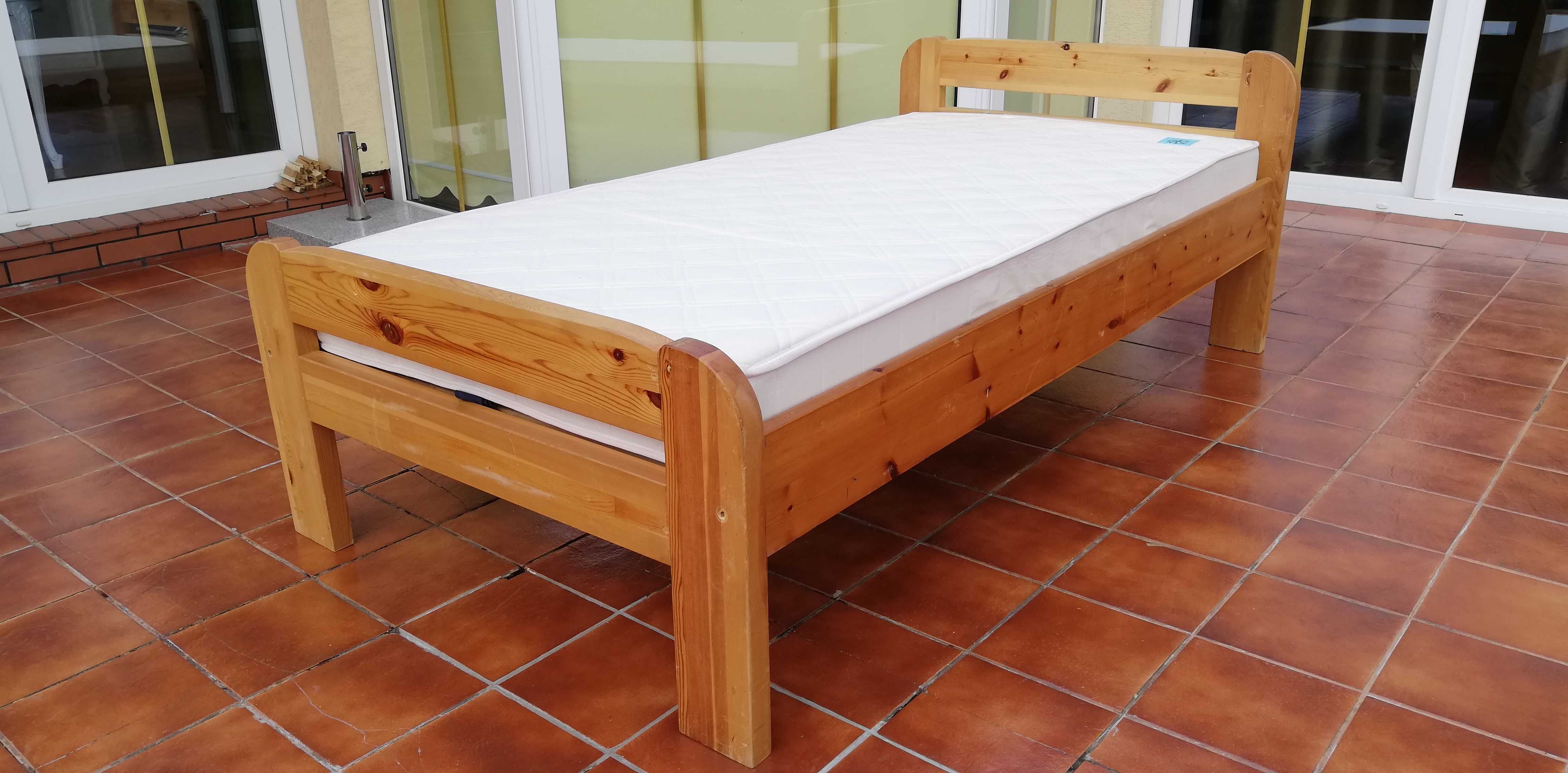 łózko 100x200 sypialniane materac sypialnia