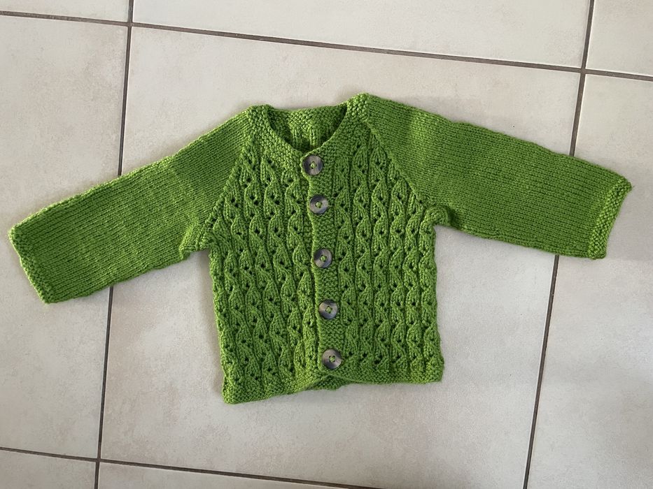 100% wełna Wool ręcznie dziergany sweterek unisex