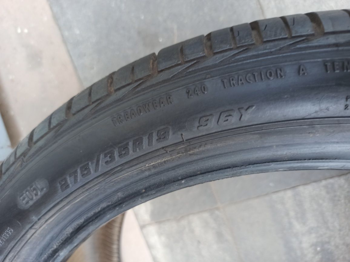 Летняя резина ПАРА 275/35 R19 Goodyear Excellence Run Flat