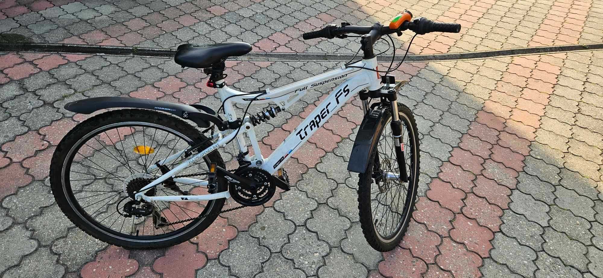 Polski GÓRAL Rower Romet Traper FS / F5 Amortyzatory Przód+Tył SHIMANO