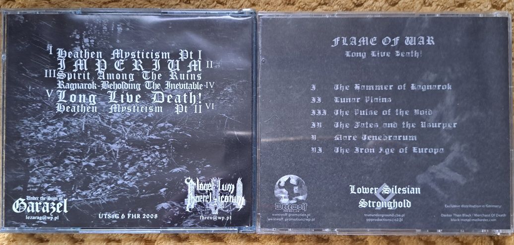 2 x CD FLAME OF WAR - Polski surowy Black Metal