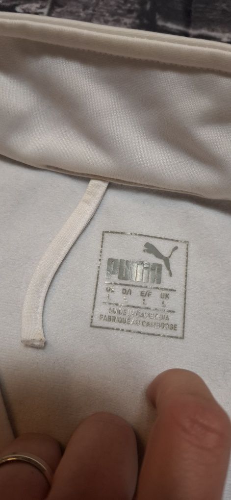 Bluza męska Puma, bez kaptura, na suwak, zip hoodie, jamaica, sport