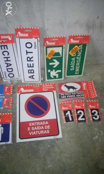 Placas de sinalizaçao(NOVAS POR ESTREAR)