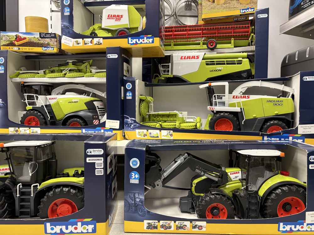 BRUDER zabawka Prasa rolująca Claas Rollant 250 - 02121 - Oryginalny