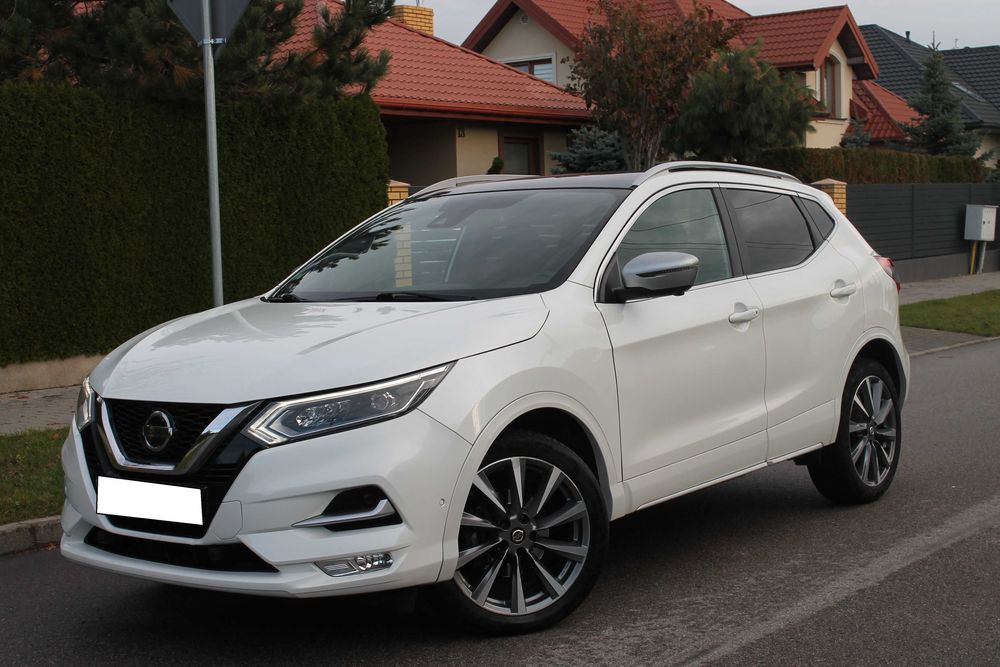 Qashqai1.3Dig-t*TEKNA+*Bezwypadkowy*Serwis*Full Led*Biała Perła*Full