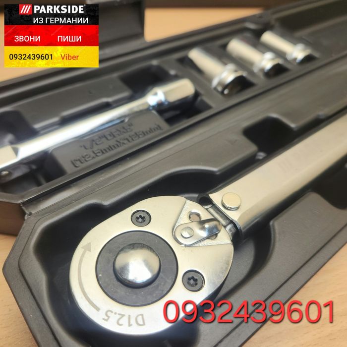 Ключ динамометрический 1/2" 80-210Nm из ГЕРМАНИИ Parkside колёсный клю