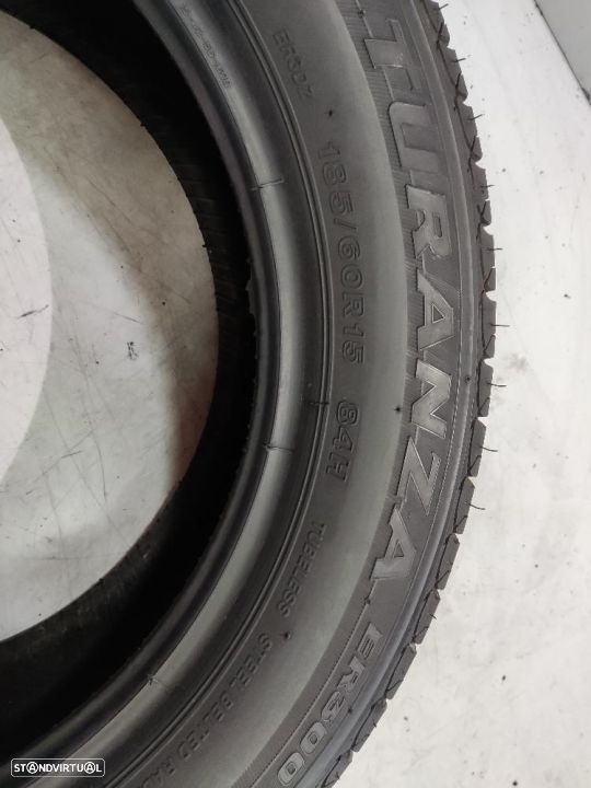 2 pneus semi novos 185-60r15 bridgestone - oferta dos portes 80 EUROS