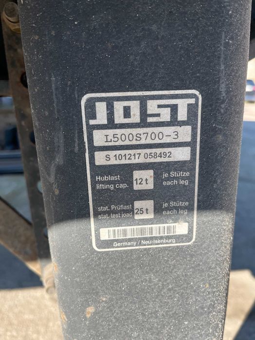 Nogi Stopy podpory naczepy JOST L500S700-3