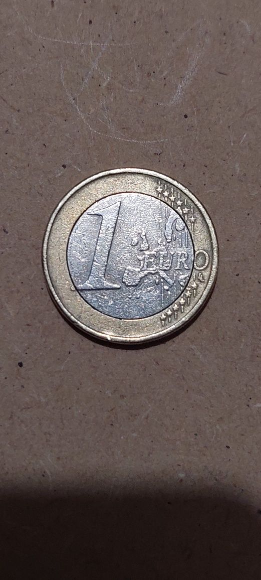 2 moedas 1€ raras de 2002