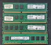 8GB DDR3-1600Mhz   Crucial/Samsung