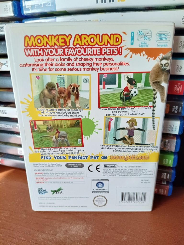 Petz Monkey Madness Nintendo Wii