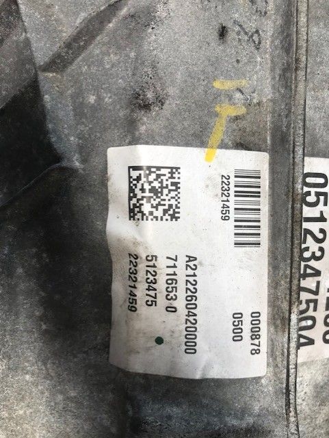 Caixa de velocidades MERCEDES-BENZ C-CLASS (W204) (S204)/ 711653