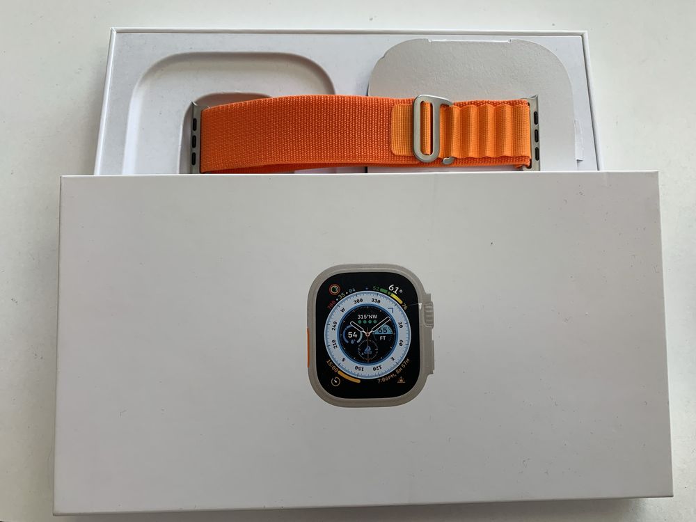 Оригінальні епл вотч apple watch ultra 49 мм гарантія до 02.07.2025