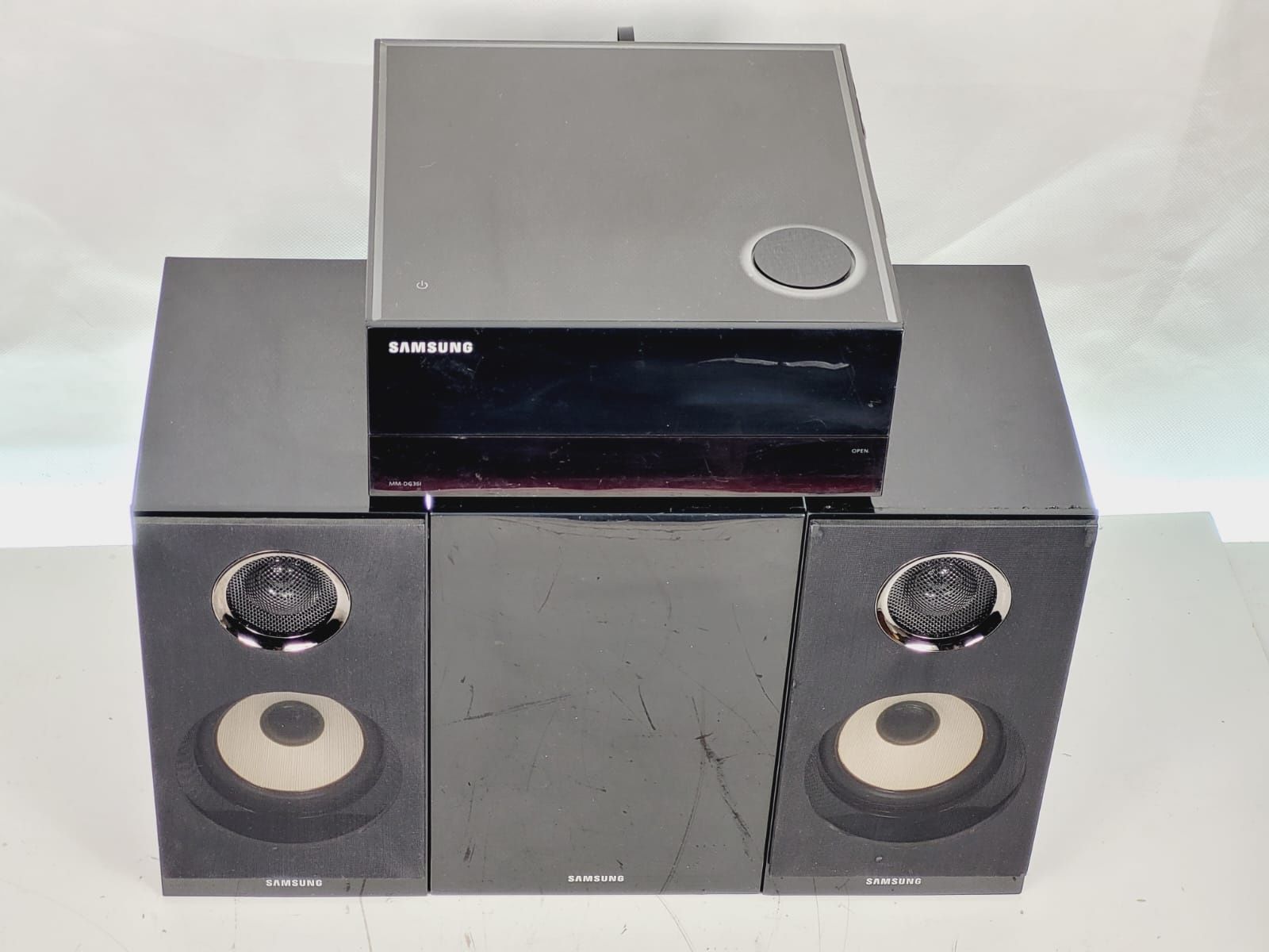 Samsung DG 36i zestaw 2.1 wzmacniacz kolumny subwoofer cd usb radio