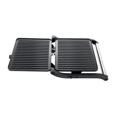 Grill elektryczny Hoffen, 2000 W, z ruchomymi płytkami