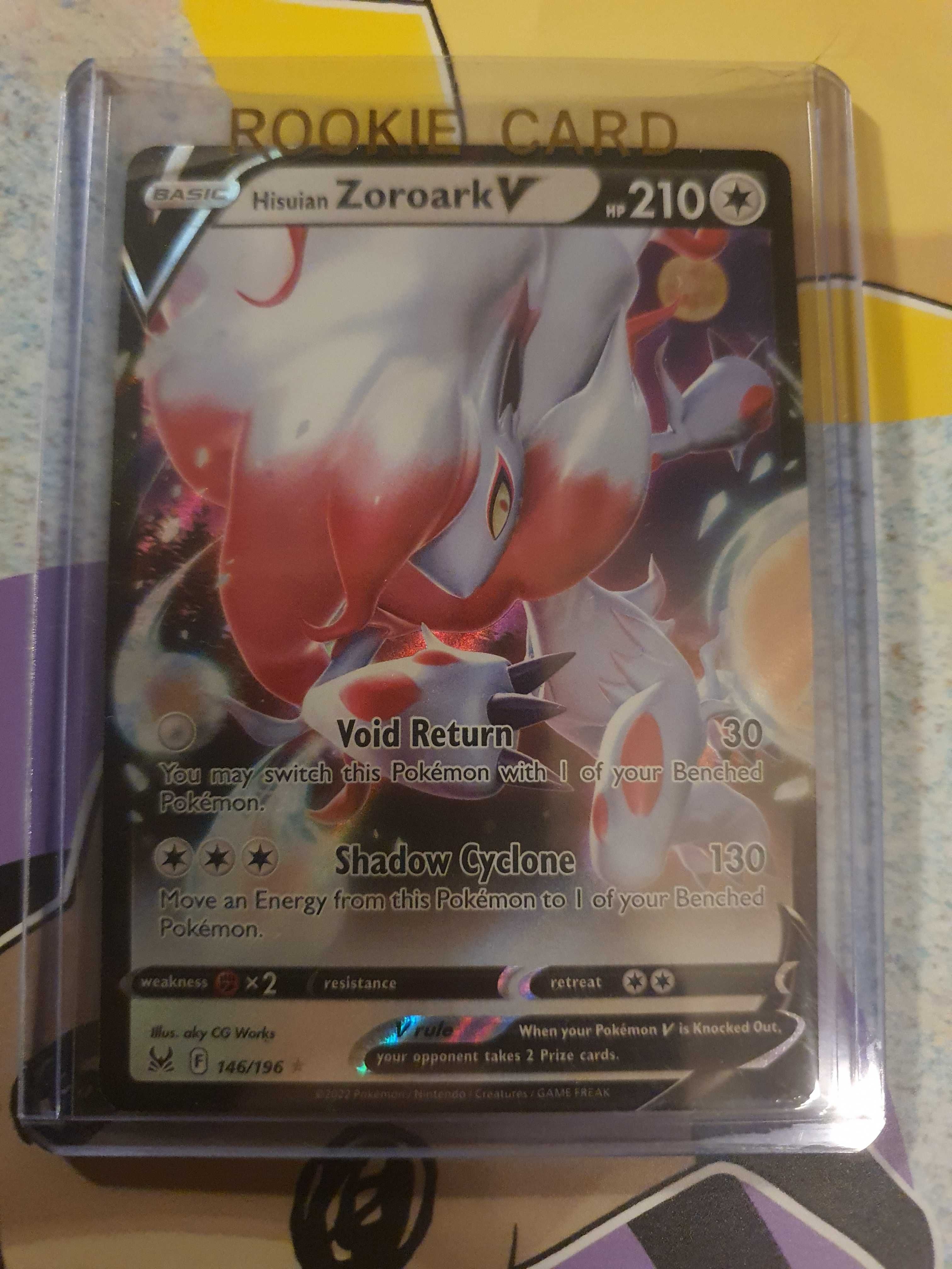 (Cartas Pokemon) Hisuian Zoroark V 146/196 Full Art / Lost Origin