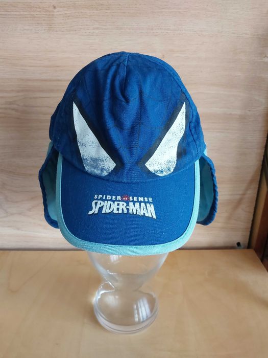 Czapka z daszkiem i osłoną SPIDER 
MAN rozm.3-5 lat  98- 110-116 cm.