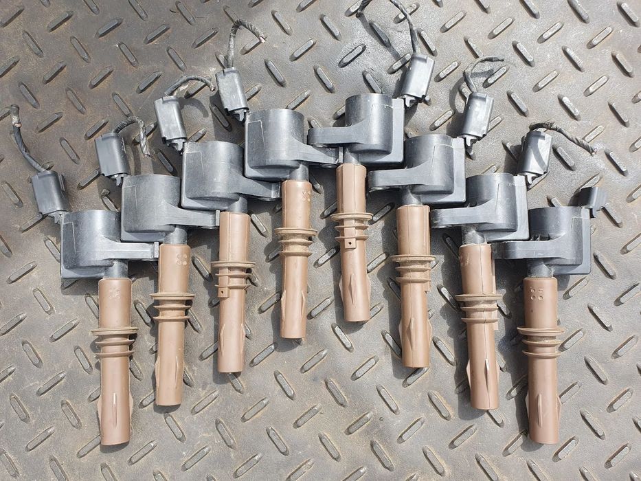 FORD F150 F-150 5.4L 09-14 CEWKA CEWKI ZAPŁONOWE 8L3E-12A366-AA ORYGINAŁ KOMPLET 8SZT EXPEDITION EXPLORER NAVIGATOR MUSTANG