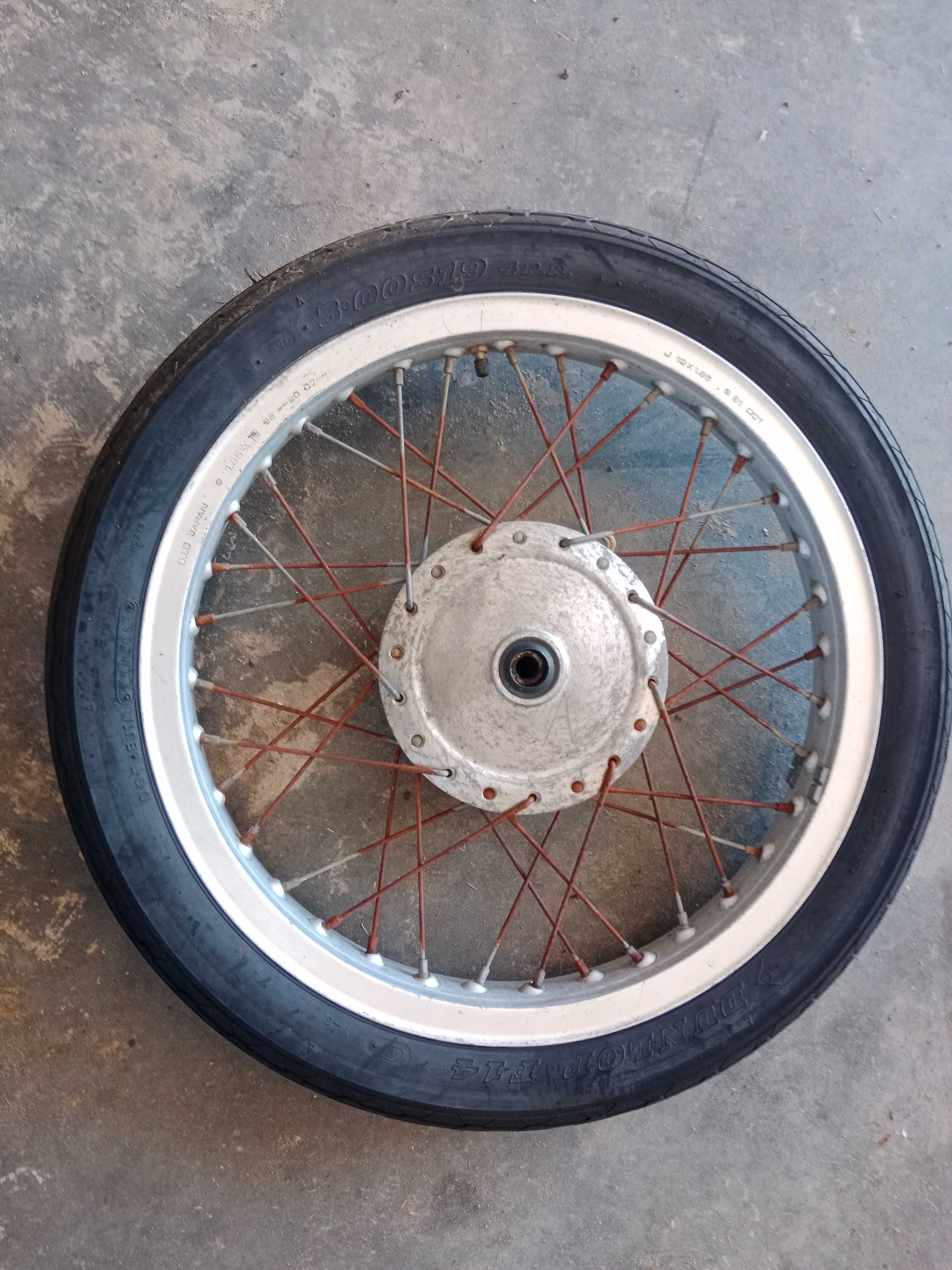 honda cl250 cl 250 felga przód koło przednie bęben hamulcowy opona