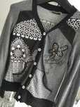 Sweter damski S szary