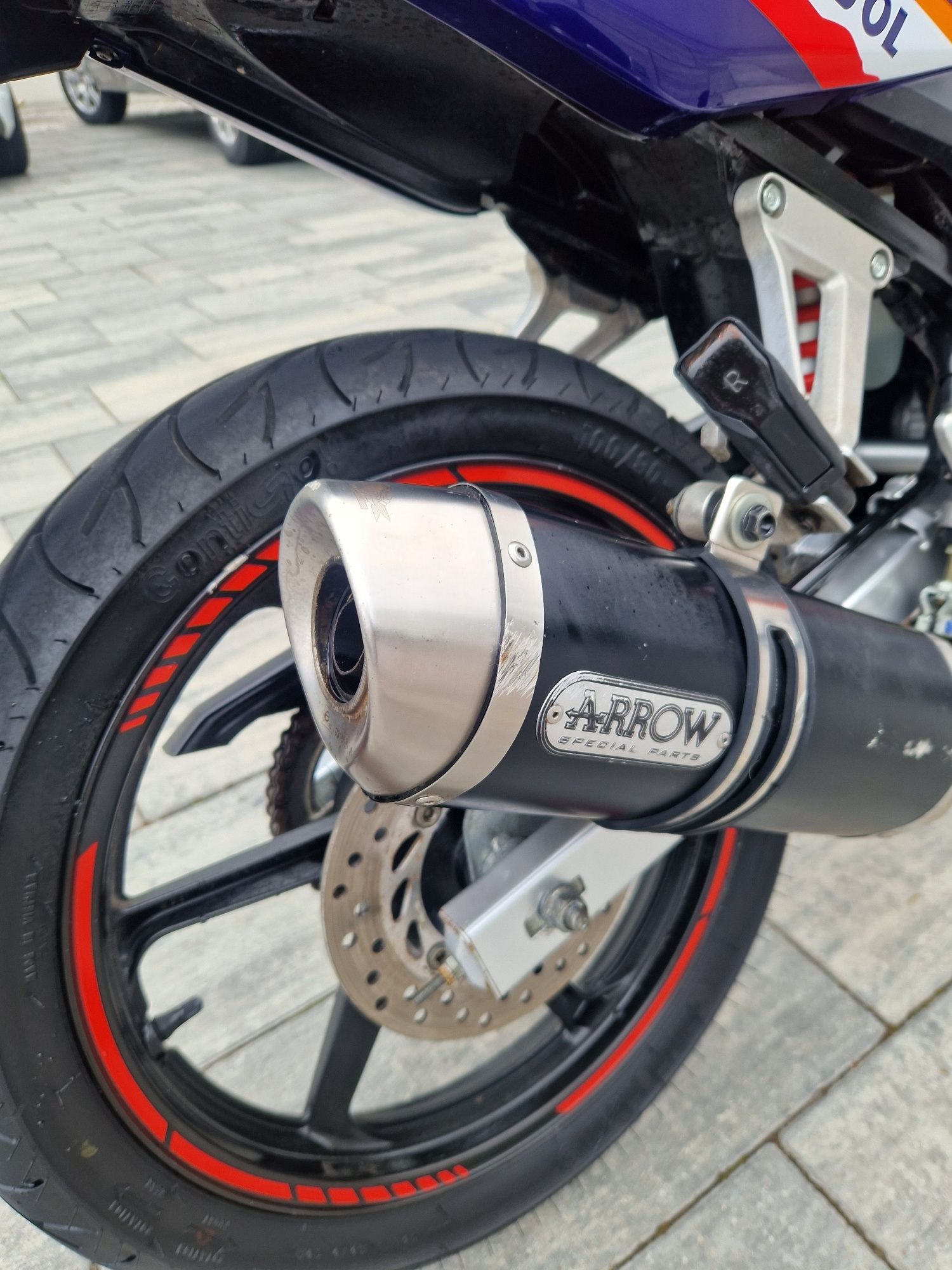 Honda CBR 125 na A1 i B 2007r z Niemiec