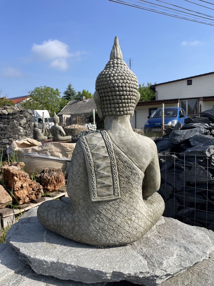 BUDDA Rzeźba Figurka Ogrodowa Posąg Posążek Buddha Rzeźba Ogrodowa