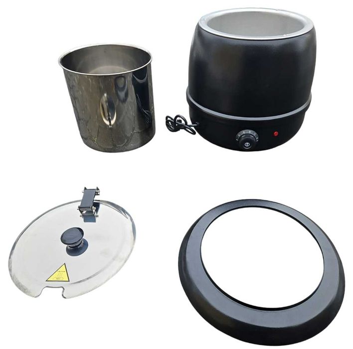 Kociołek podgrzewacz do zup bemar warnik 10l 400W 2 ścianki nie pali