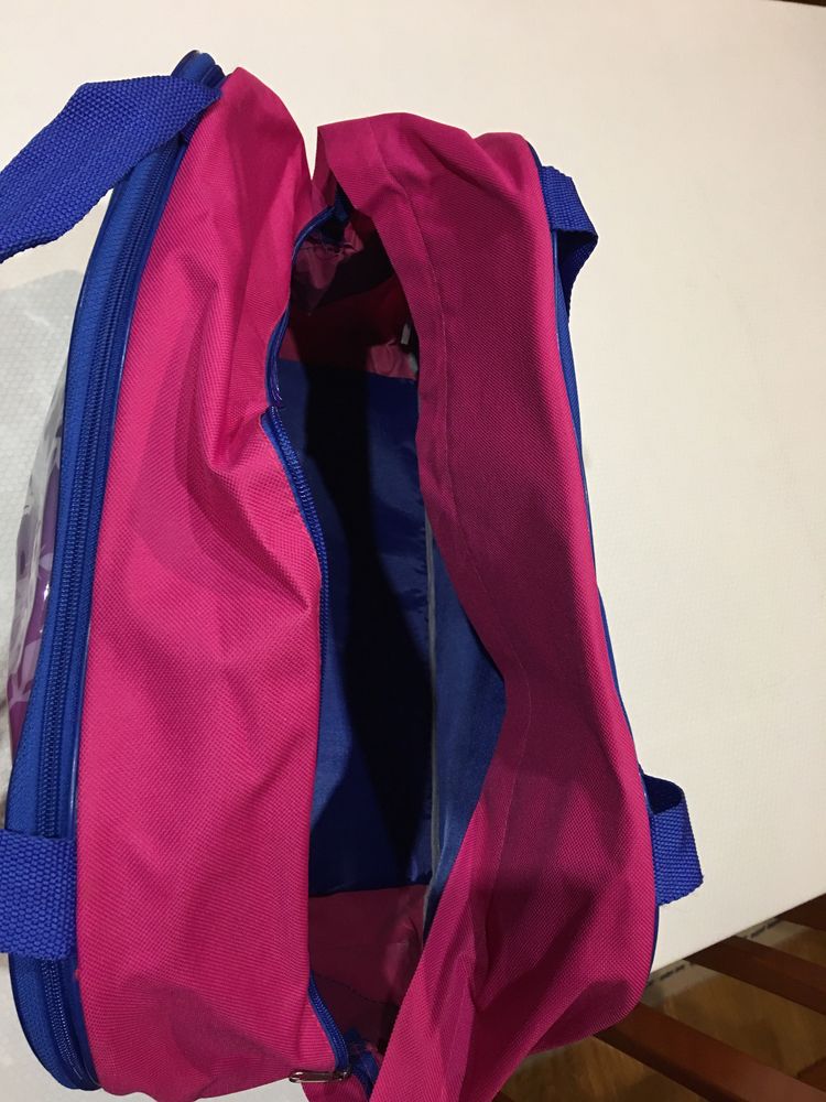 Bolsa Frozen rosa e azul