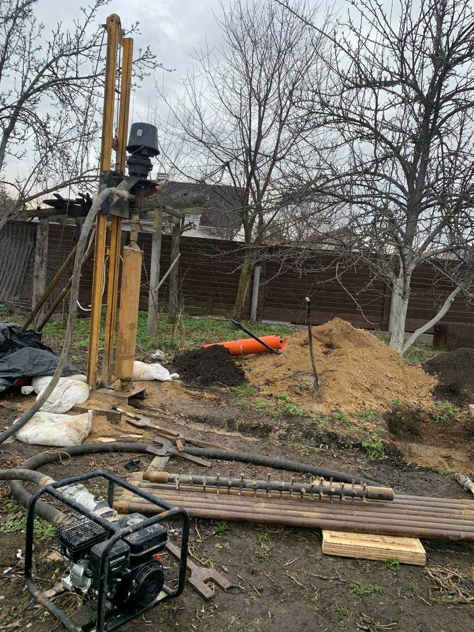 Буріння свердловин на воду, бурение скважин