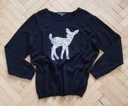 Sweter damski czarny