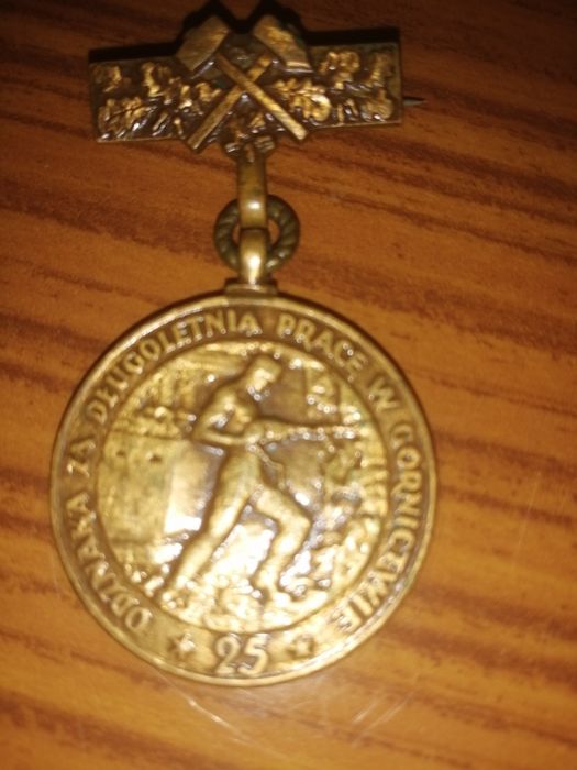 Odznaka za 25 lat pracy lata 70