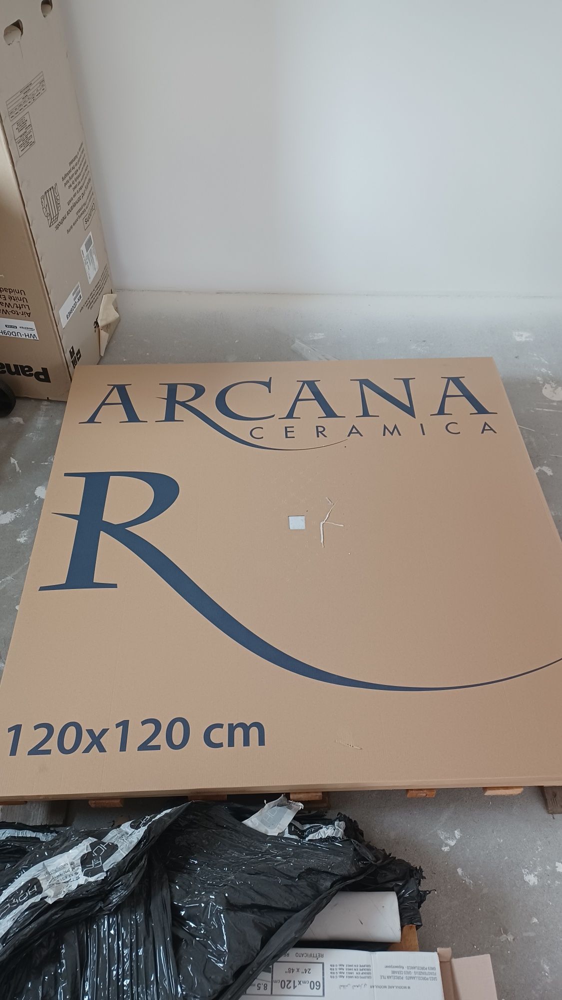 Gres szkliwiony hiszpański Arcana Ceramica MISCELA-R NACAR mat 120x120