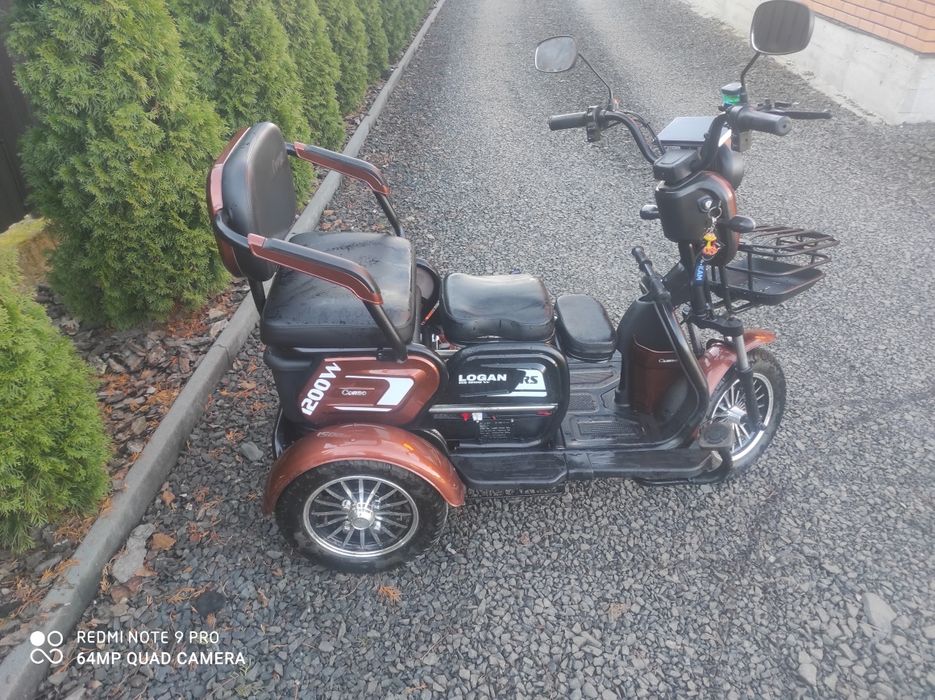 Електро трицикл 1200w