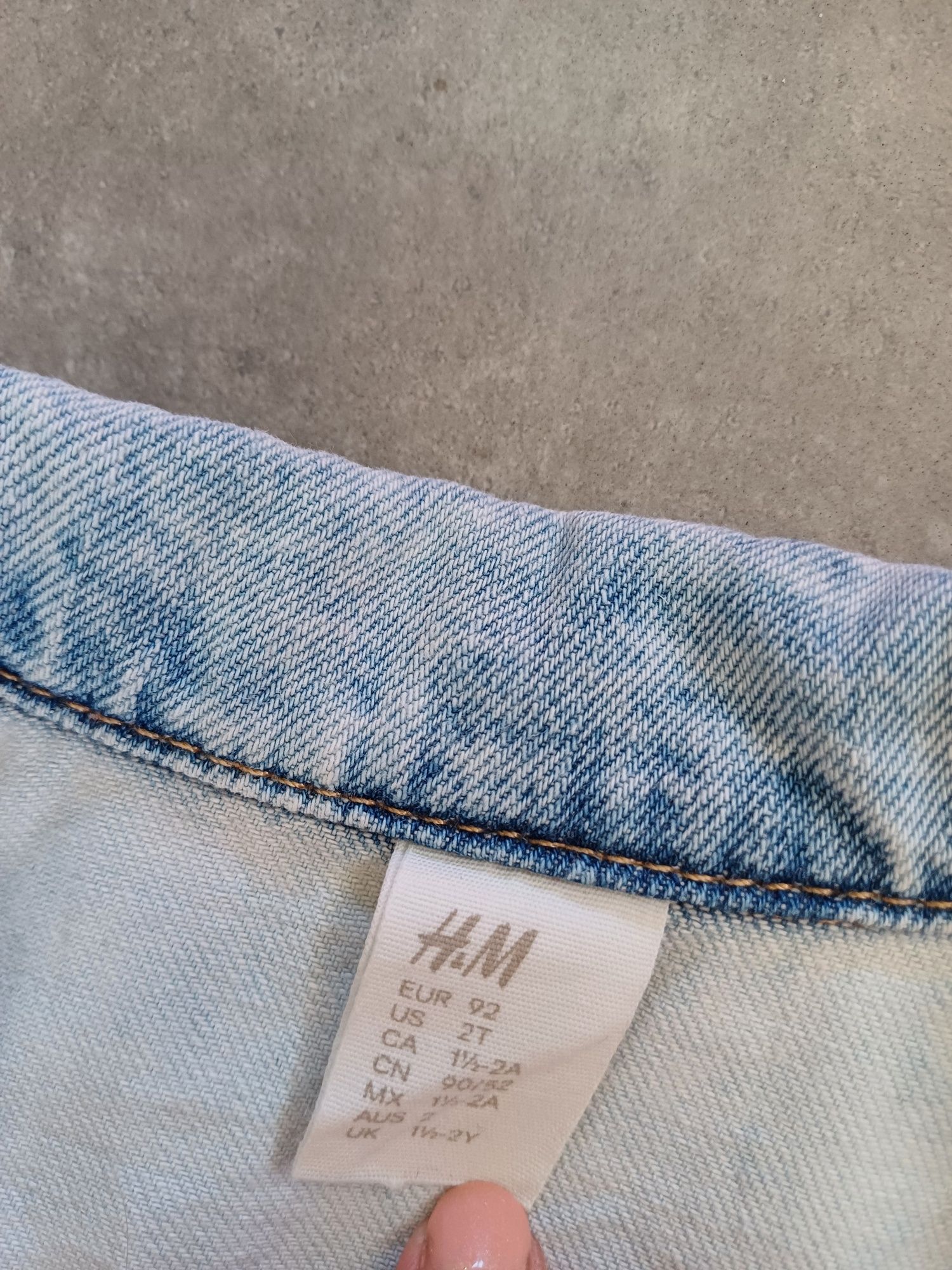 H&m jeansowa katana, kurtka dla dziewczynki rozm 92 jak nowa