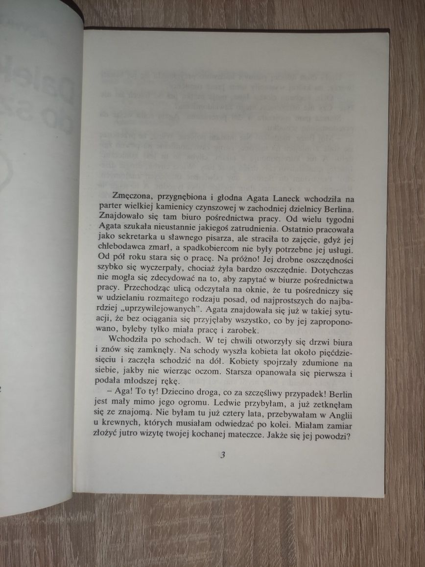 Książka romans* Daleka jest droga do szczęścia Mahler