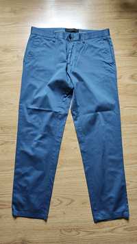 Spodnie męskie niebieskie firmy Zara w rozmiarze 42